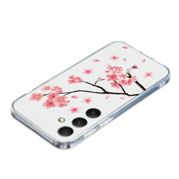 OEM - Mobilskal för Samsung Galaxy S26 Plus Mönstertryck Stöttålig TPU - Plommonblomma
