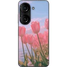 iSecrets - Mobilskal till Asus Zenfone 10 med Rosa Tulpaner