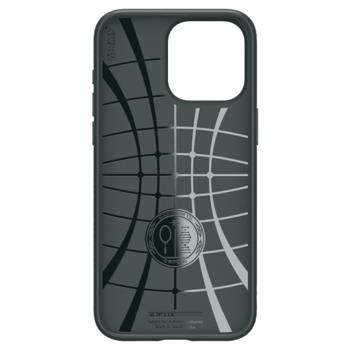 Spigen - Spigen iPhone 15 Pro Max Mobilskal Liquid Air - Abyss Grön