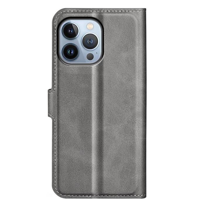 OEM - Flip Folio iPhone 14 Pro Max Plånboksfodral - Grå