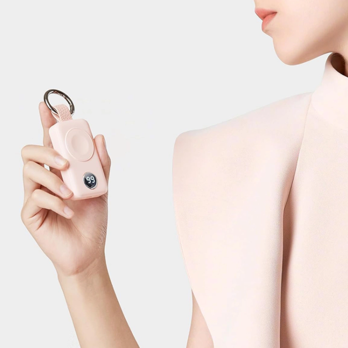 Joyroom - Joyroom Powerbank Trådlös 2000mAh 3W För Apple Watch - Rosa