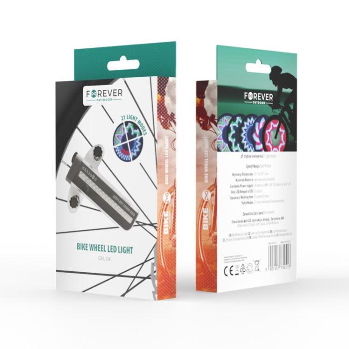 Forever Outdoor - Forever LED-ljus för Cykelhjul OKL-04