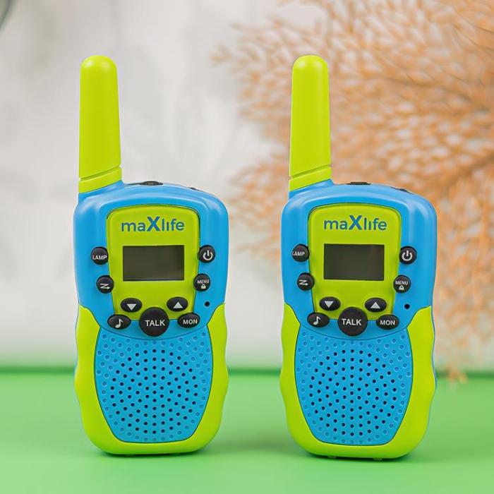 Maxlife - Maxlife Walkie-Talkie Set MXWT-200 - Grön/Blå