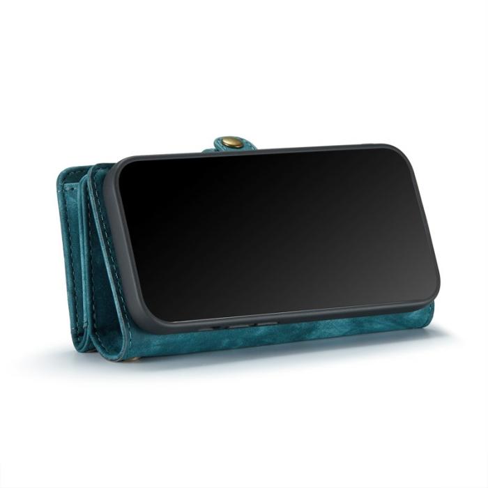 Caseme - CASEME 008 Series Konstläder Plånboksfodral för iPhone 11 Pro Max 6.5 tum - Blå