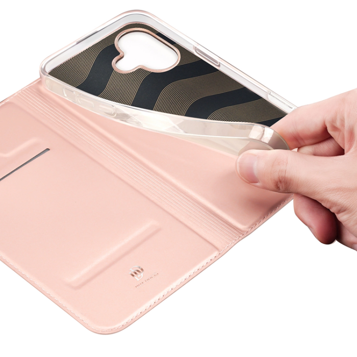 Dux Duci - Dux Ducis iPhone 16 Plånboksfodral Skin Pro - Rosa