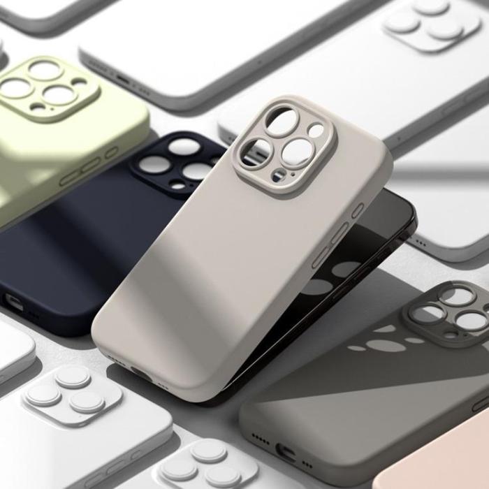 Ringke - Ringke iPhone 15 Pro Mobilskal Magsafe Silikon - Stone