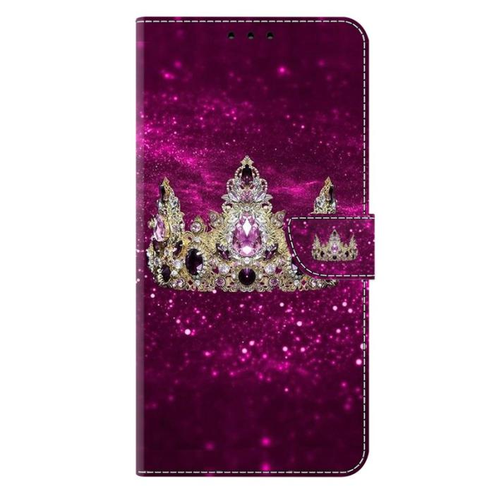 OEM - Samsung Galaxy S26 Plus Plånboksfodral Ställning Mönstertryck - Lila