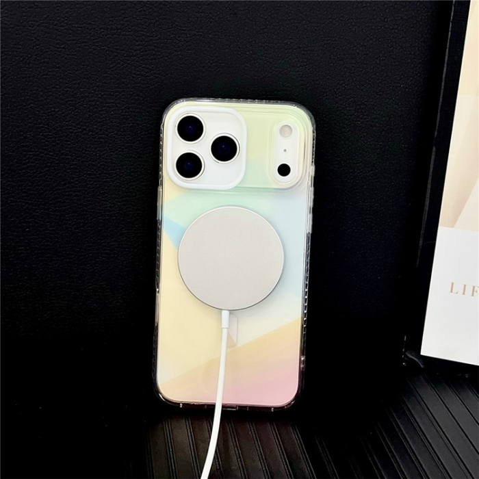 A-One Brand - iPhone 17 Pro Max Mobilskal MagSafe IMD 4-Color Geometric Gradient
