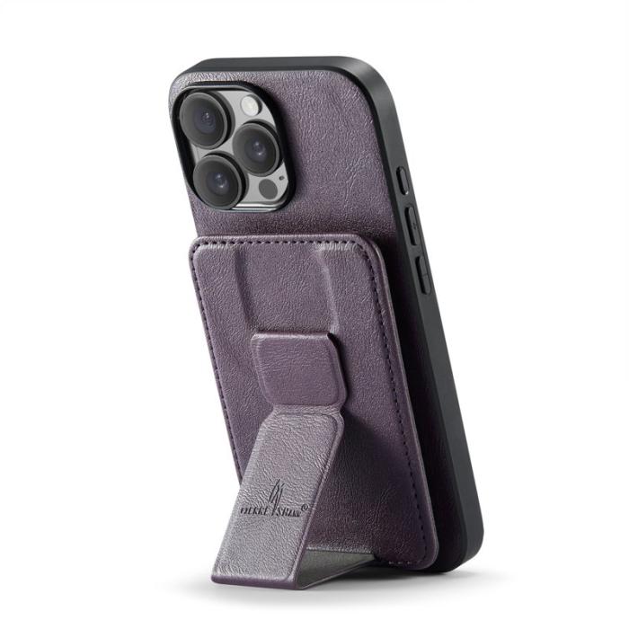 FIERRE SHANN - FIERRE SHANN 024 iPhone 16 Pro Fodral KonstLäder - Lila
