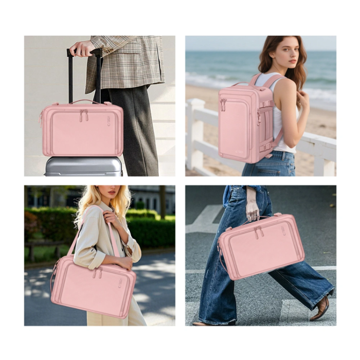 Tech-Protect - Tech-Protect Travel DatorRyggsäck 20L Defender - Dusty Rosa