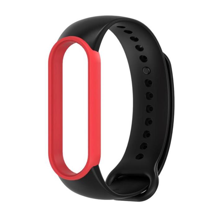 UTGATT1 - Tech-Protect Iconband Xiaomi Mi Smart Band 5/6/6 NFC - Svart/Röd