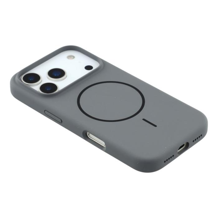 X-Level - X-LEVEL Mobilskal till iPhone 17 Pro MagSafe Flytande Silikon Svart