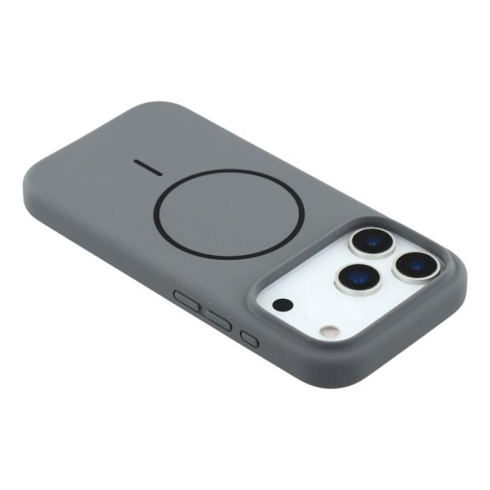 X-Level - X-LEVEL Mobilskal till iPhone 17 Pro MagSafe Flytande Silikon Svart