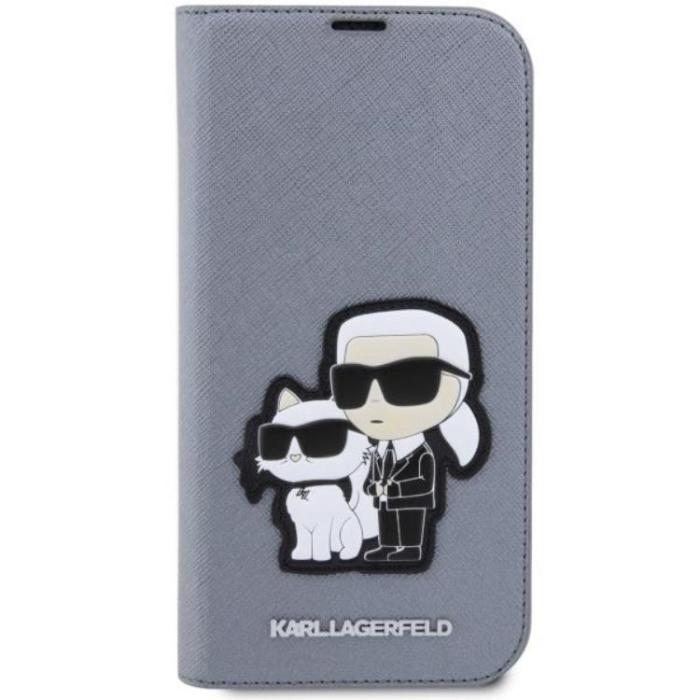 KARL LAGERFELD - Karl Lagerfeld iPhone 14 Pro Max Plånboksfodral Saffiano Karl