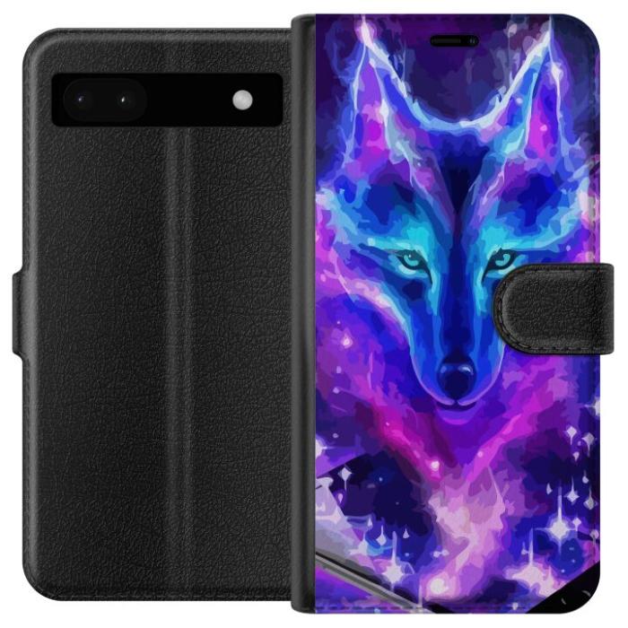 iSecrets - Plånboksfodral till Google Pixel 6a med Neon Varg