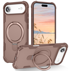 A-One Brand - iPhone 17 Air Mobilskal MagSafe Kickstand Shockproof - Guld
