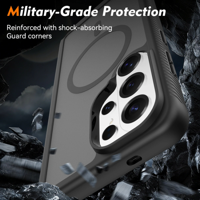 Tech-Protect - Tech-Protect Mobilskal För Galaxy S26 Ultra Magsafe Defense - Matt Svart