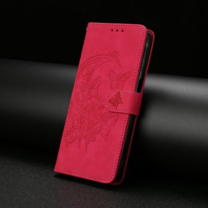 OEM - Samsung Galaxy S26 Ultra Fodral Konstläder Ställ - Rosa