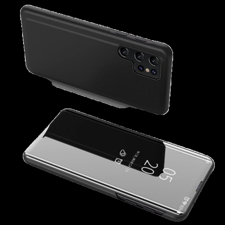 Galaxy S25 Ultra Fodral Clear View - Svart | 2353 | AlltMobil