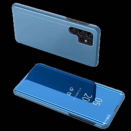 Galaxy S25 Ultra Fodral Clear View - Blå | 2353 | AlltMobil