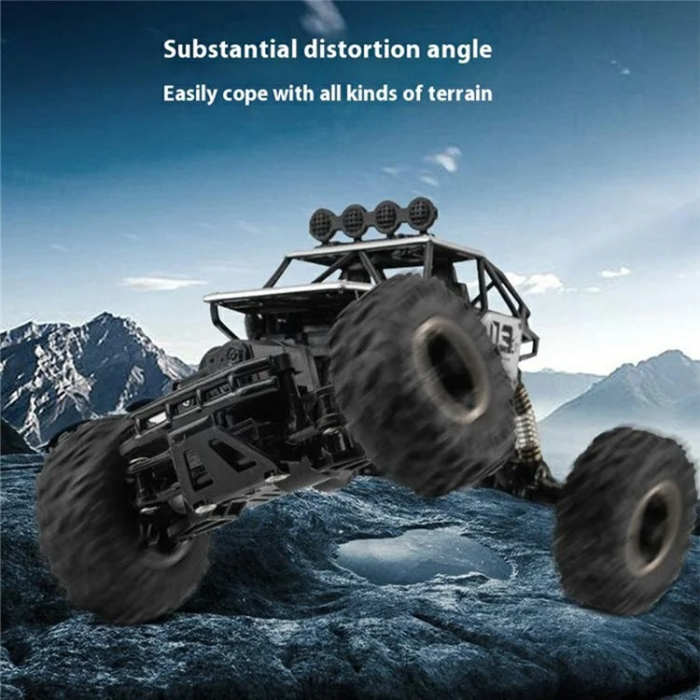 OEM - RC Lastbil Legering Rock Crawler Klättring Bil Leksak - Svart