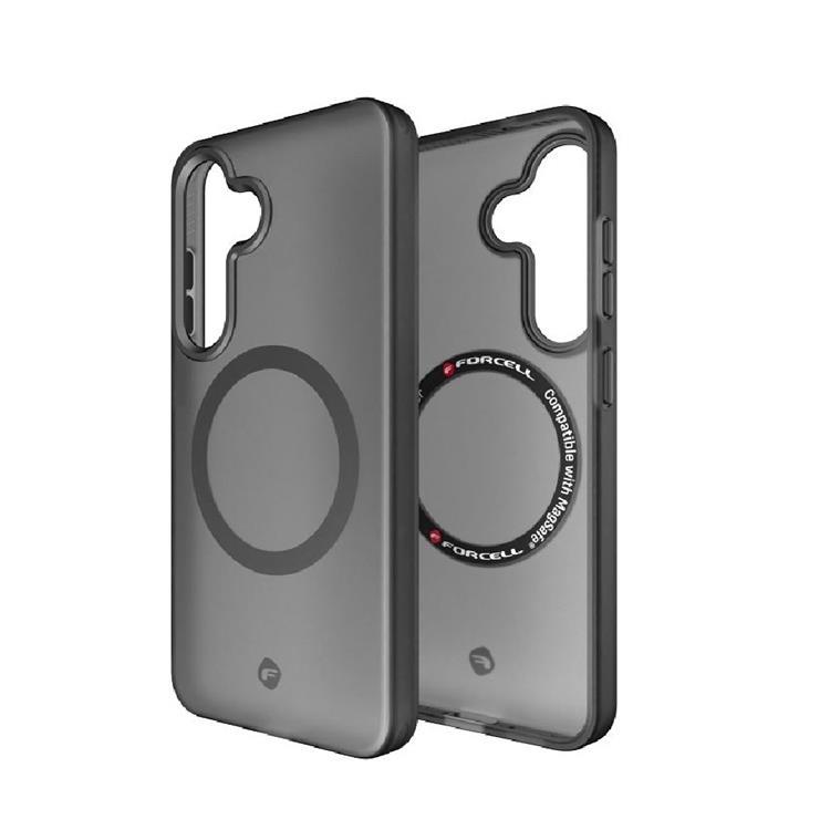 Forcell Galaxy S25 Plus Mobilskal Magsafe Levels - Smoke Svart | 2353 | AlltMobil