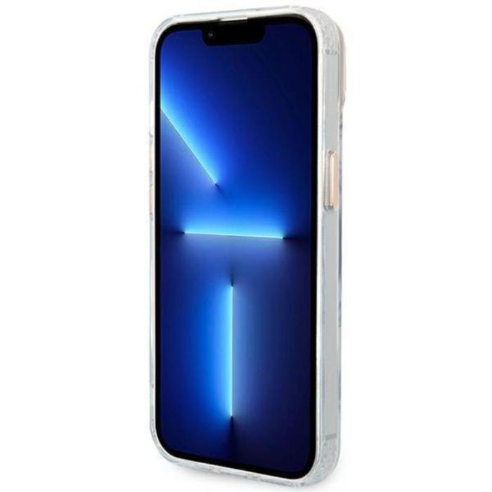 Guess - GUESS iPhone 14 Skal Magsafe Metal Outline - Guld