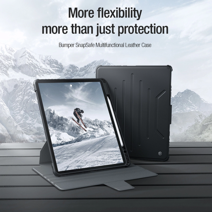 Nillkin - Nillkin iPad Pro 12.9 (2020/2021/2022) Fodral SnapSafe - Blå