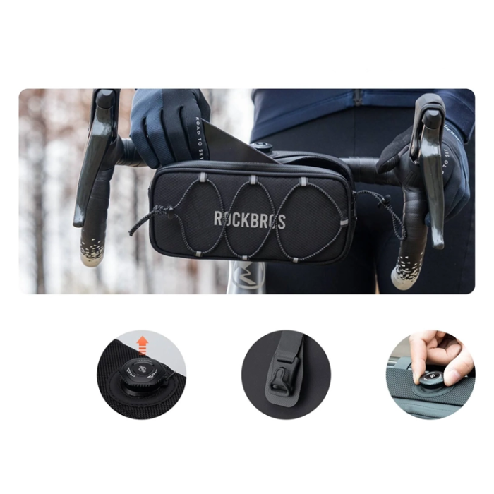 Rockbros - Rockbros Vattentät Cykelväska för Styren 1.9L ROAD TO SKY TL001 - Svart