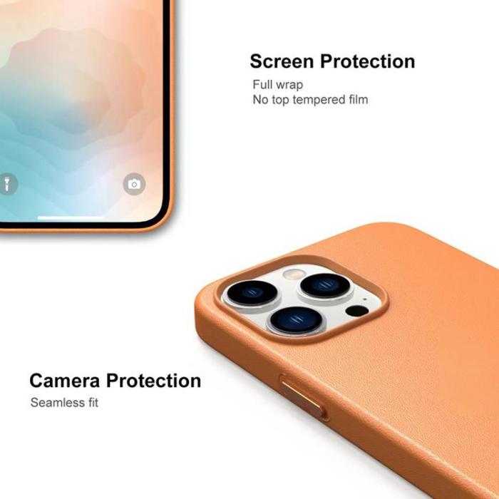 Boom of Sweden - BOOM iPhone 14 Plus Skal Magsafe Äkta Läder - Svart