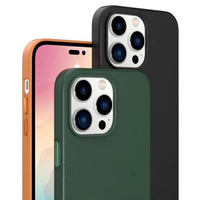 Boom of Sweden - BOOM iPhone 14 Plus Skal Magsafe Äkta Läder - Svart