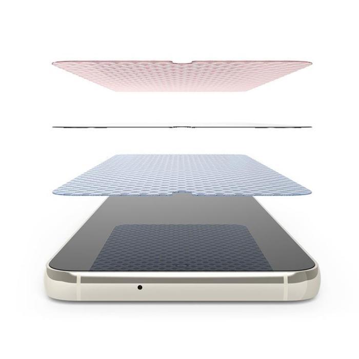 UTGATT - [2-Pack] Ringke Galaxy S23 Härdat Glas Skärmskydd TG - Clear