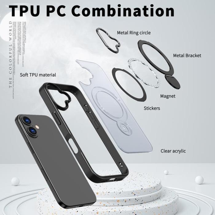 A-One Brand - iPhone 17 Mobilskal MagSafe Rotating Kickstand