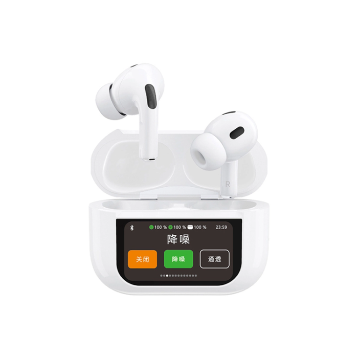 Dudao - Dudao TWS In-Ear Hörlurar Bluetooth LED-display - Vit