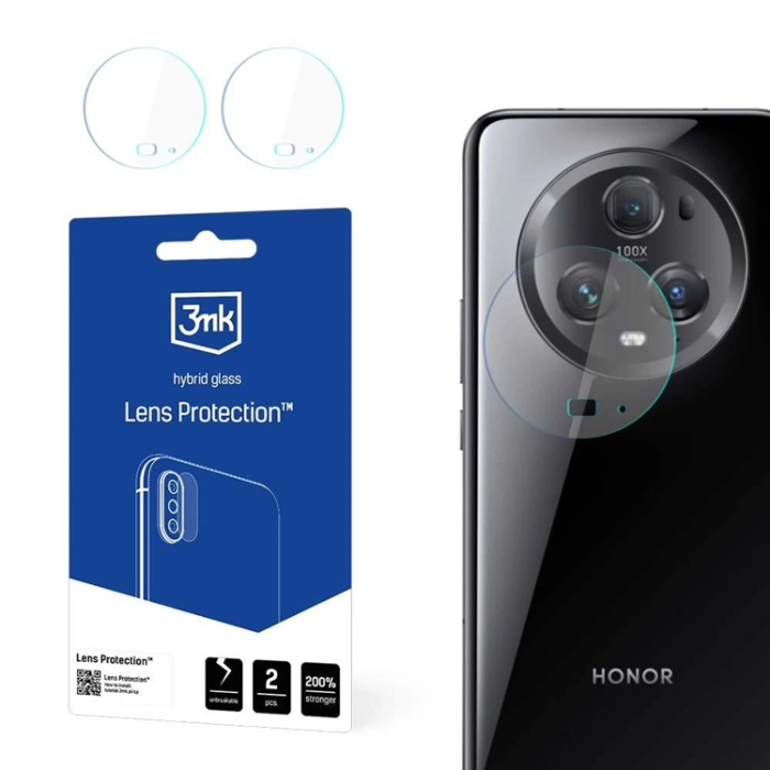3MK - 3MK Huawei Honor Magic5 Pro  Kameralinskydd - Transparent