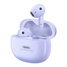 Remax - REMAX TWS Trådlös Hörlurar Bluetooth IPX4 Vattentät ENC Lila