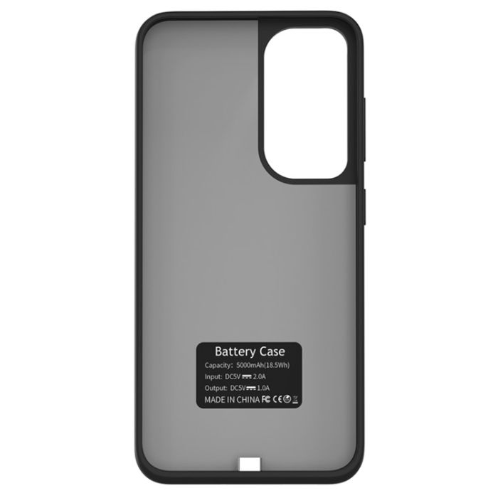 A-One Brand - Galaxy S24 Plus/S25 Plus Batteriskal Kickstand 5000mAh - Svart
