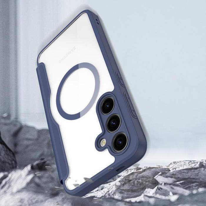 Dux Ducis - Dux Ducis Galaxy S24 Plånboksfodral Magsfae Skin X Pro - Blå