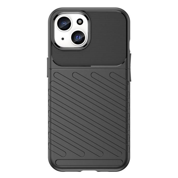OEM - iPhone 15 Mobilskal Twill Thunder - Svart
