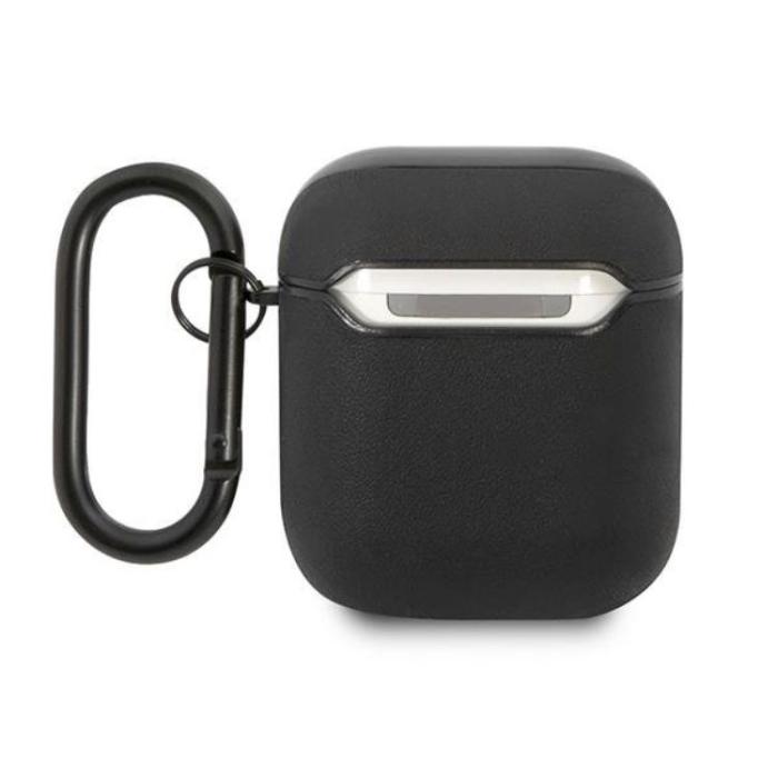 Mercedes - AMG AirPods Skal Läder Big Logo - Svart