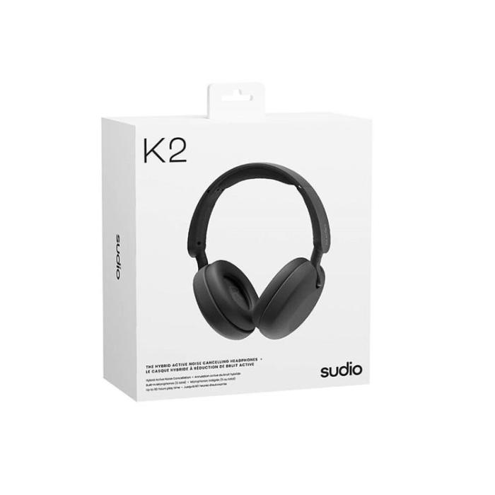 Sudio - Sudio Trådlösa Hörlurar Over-Ear K2 ANC - Svart