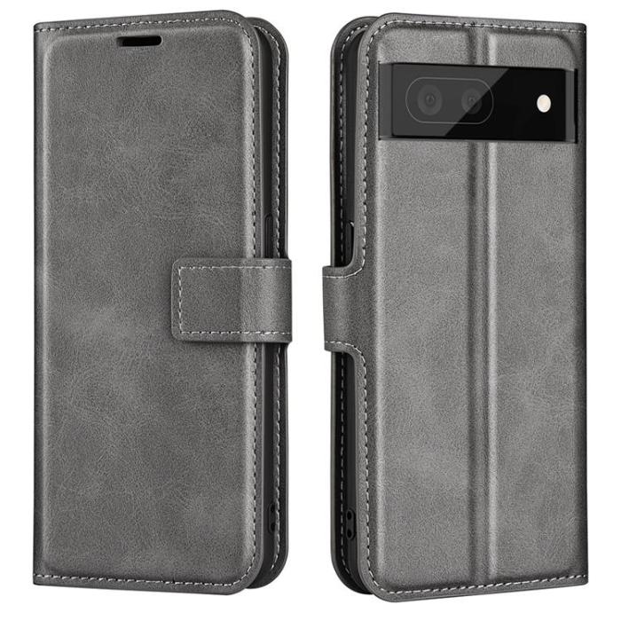 A-One Brand - Google Pixel 6a Plånboksfodral Magnetic Folio Flip - Grå