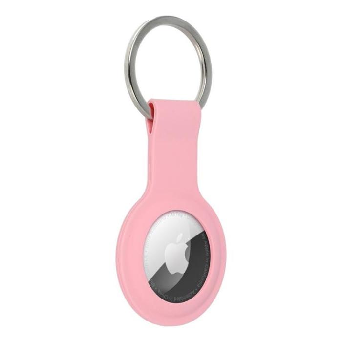 OEM - Silikon hållare till Airtag - Rosa