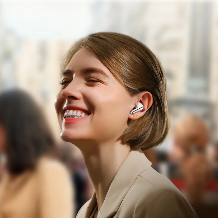 Joyroom - Joyroom TWS In-Ear Hörlurar Bluetooth 5.4 ANC ENC - Vit