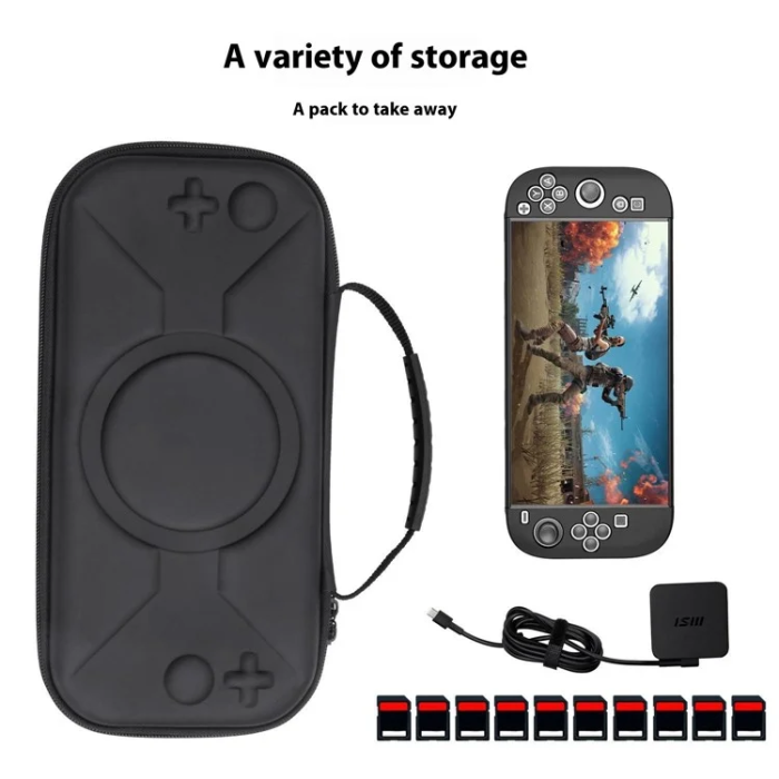 OEM - Nintendo Switch 2 Bärväska Handhållen Organizer Läder - Svart