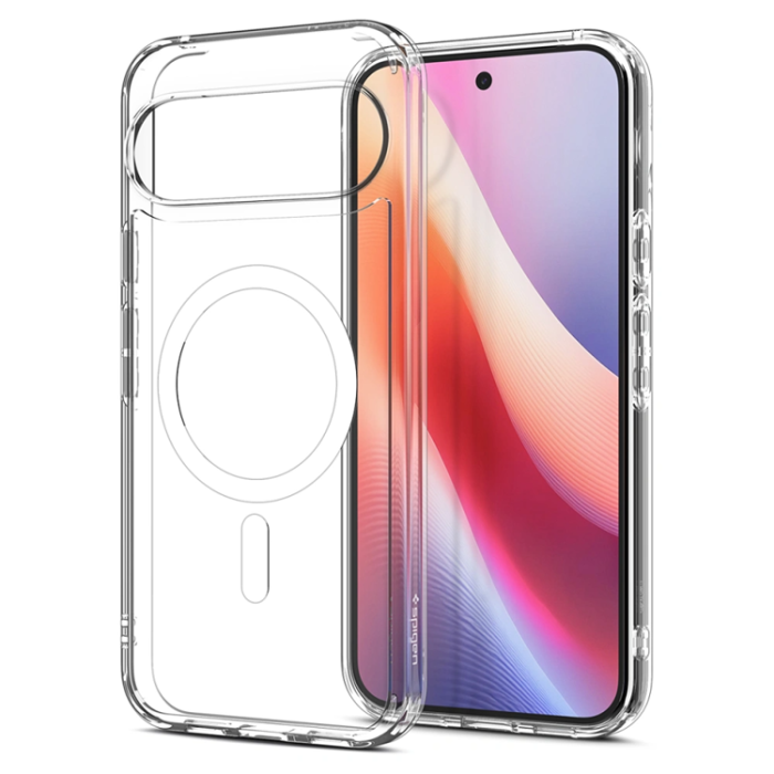 Spigen - Spigen Google Pixel 10/10 Pro Mobilskal Magsafe Ultra Hybrid - Clear/Vit