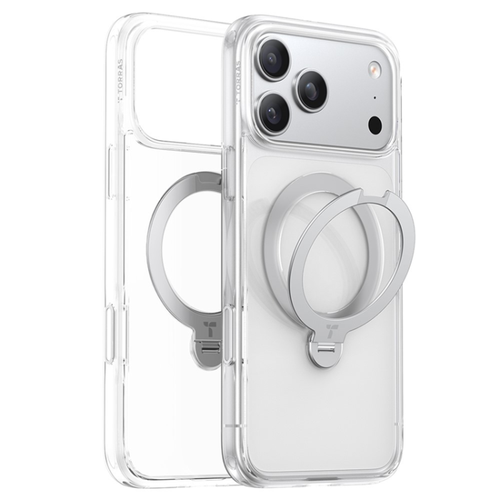 Torras - TORRAS iPhone 17 Pro Max Mobilskal MagSafe Rotating Kickstand