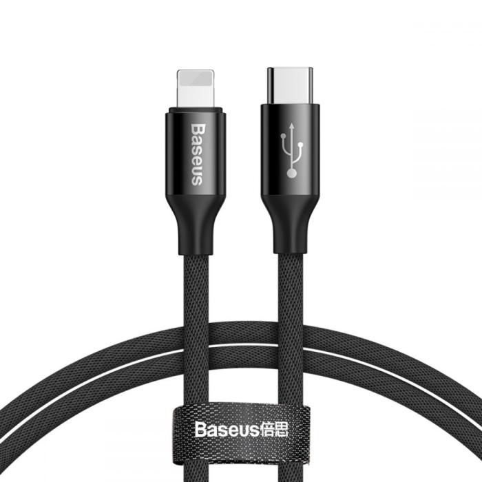 UTGATT5 - BASEUS Yiven Type-C Med Lightning Kabel 200 cm Svart