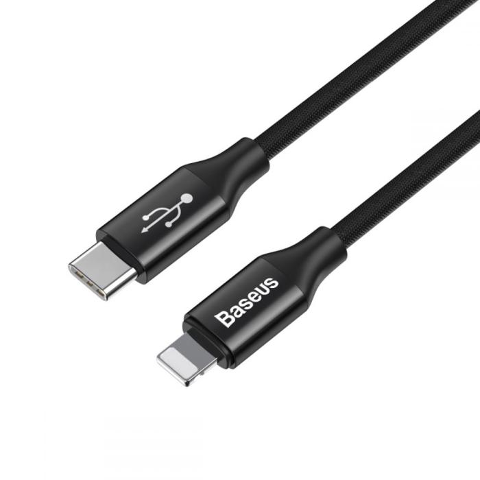 UTGATT5 - BASEUS Yiven Type-C Med Lightning Kabel 200 cm Svart