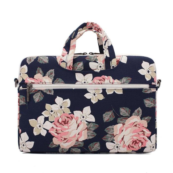 Canvaslife - CANVASLIFE Datorfodral Laptop 15-16 - Navy Rose